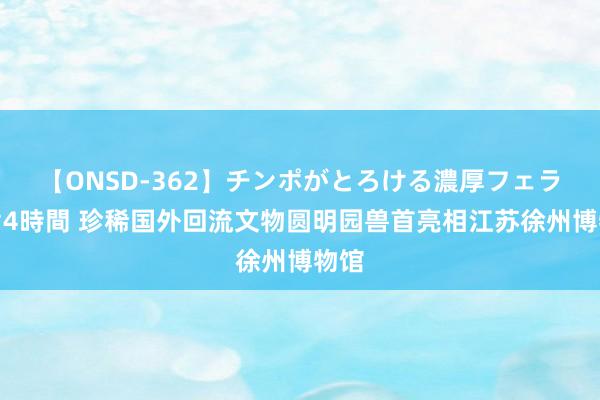 【ONSD-362】チンポがとろける濃厚フェラチオ4時間 珍稀国外回流文物圆明园兽首亮相江苏徐州博物馆