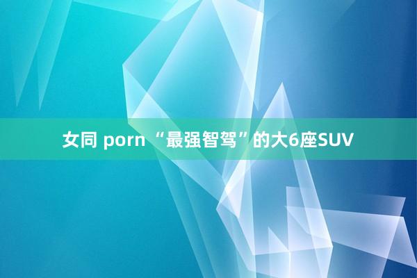 女同 porn “最强智驾”的大6座SUV