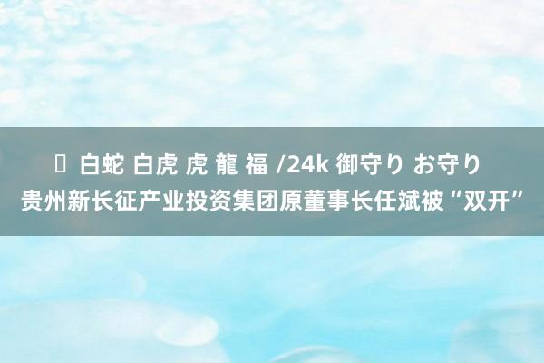 ✨白蛇 白虎 虎 龍 福 /24k 御守り お守り 贵州新长征产业投资集团原董事长任斌被“双开”