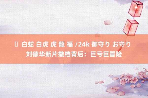 ✨白蛇 白虎 虎 龍 福 /24k 御守り お守り 刘德华新片撤档背后：巨亏巨冒险